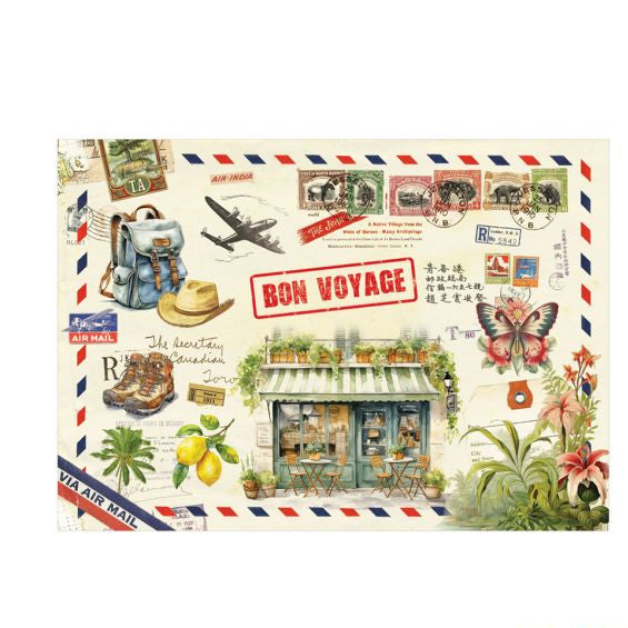 G.Trolez σημειωματάριο 21x15 εμπριμέ bon voyage