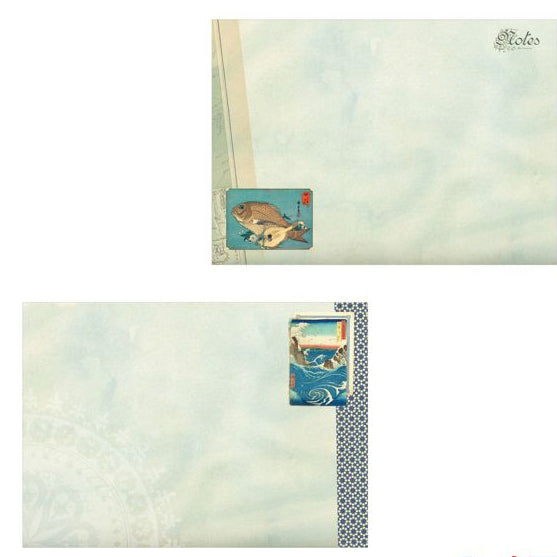 G.Trolez σημειωματάριο 21x15 εμπριμέ estampes