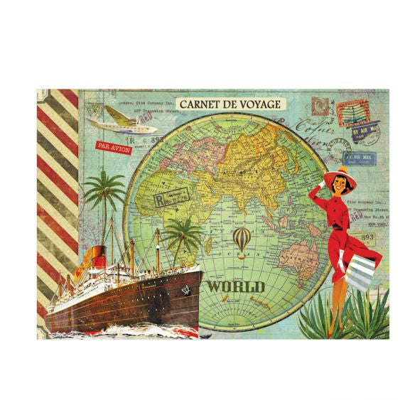 G.Trolez σημειωματάριο 21x15 εμπριμέ monde