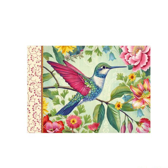 G.Trolez σημειωματάριο 15x10 εμπριμέ oiseaux