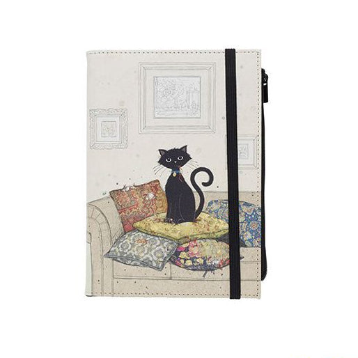 Σημειωματάριο-τετράδιο Α5 με θήκη και λάστιχο Bug Art