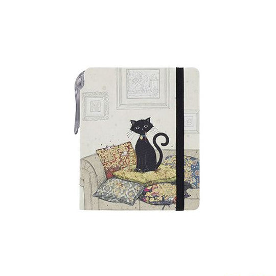 Σημειωματάριο-τετράδιο Α7 με στυλό και λάστιχο Bug Art