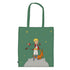 Τσάντα υφασμάτινη tote bag πράσινη Μικρός Πρίγκιπας