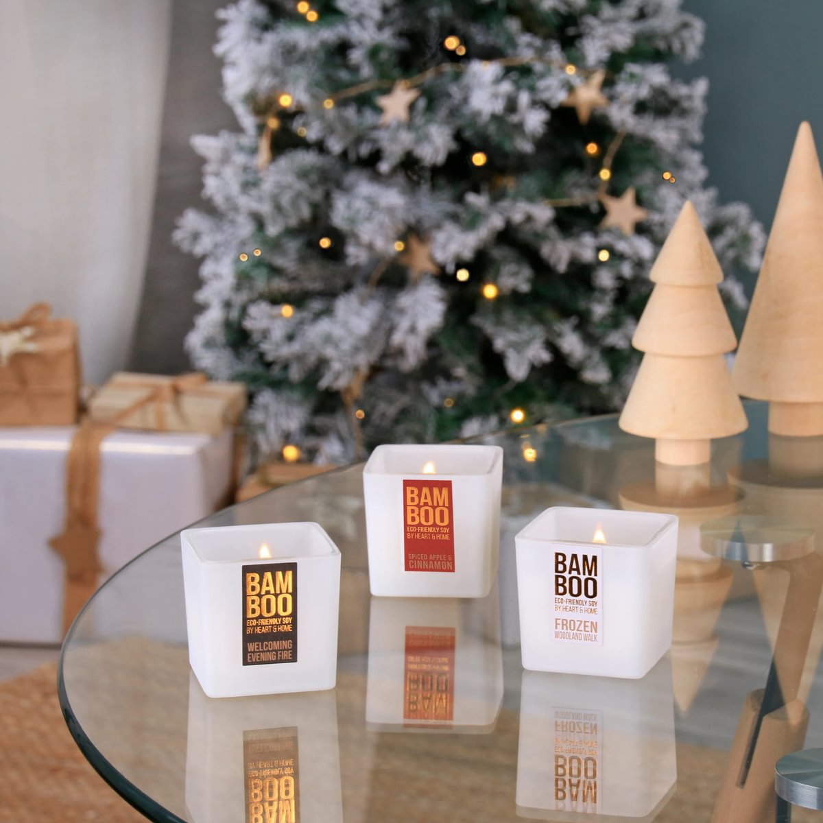 Σετ δώρου - Bamboo Mini Candle