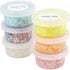 Glitter Clay - πηλός 6x20ml, pastel χρώματα