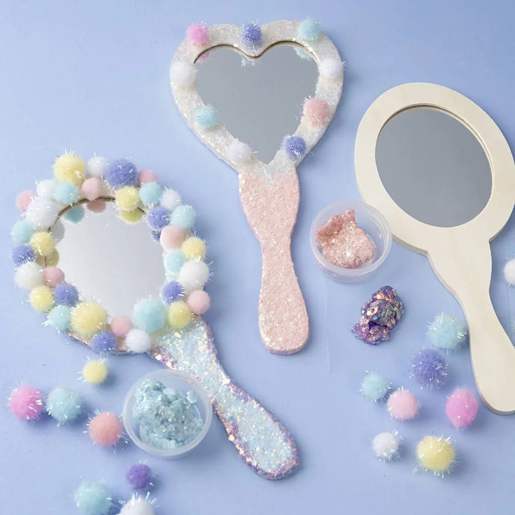 Glitter Clay - πηλός 6x20ml, pastel χρώματα