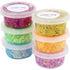 Glitter Clay - πηλός 6x20ml, έντονα χρώματα