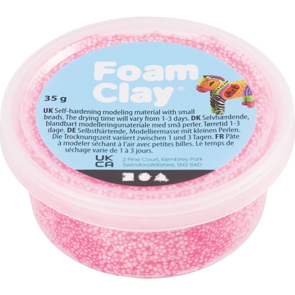 Foam clay ροζ, 35 γρ.
