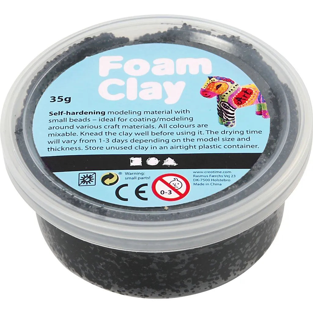 Foam clay μαύρο, 35 γρ.