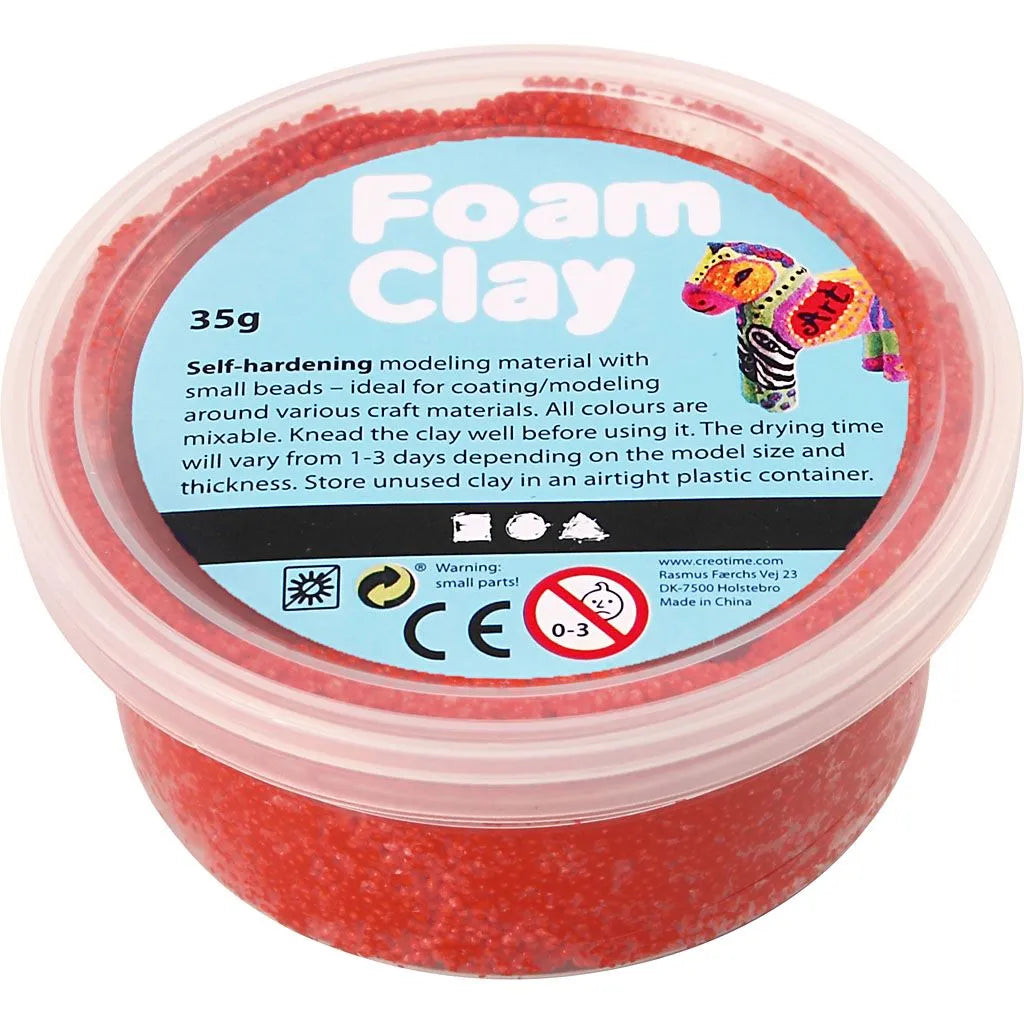 Foam clay κόκκινο, 35 γρ.
