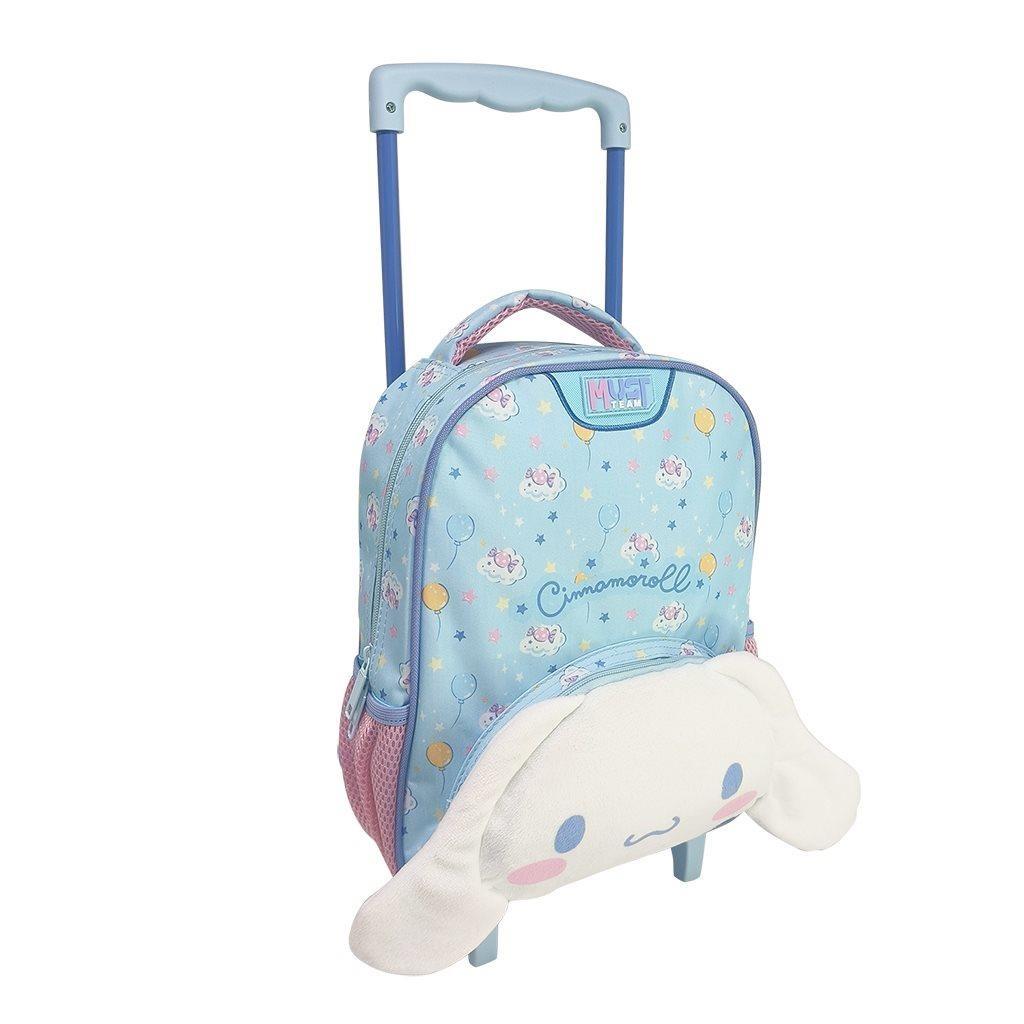 Τσάντα τρόλεϊ νηπιαγωγείου Cinnamoroll Ears με 2 θήκες