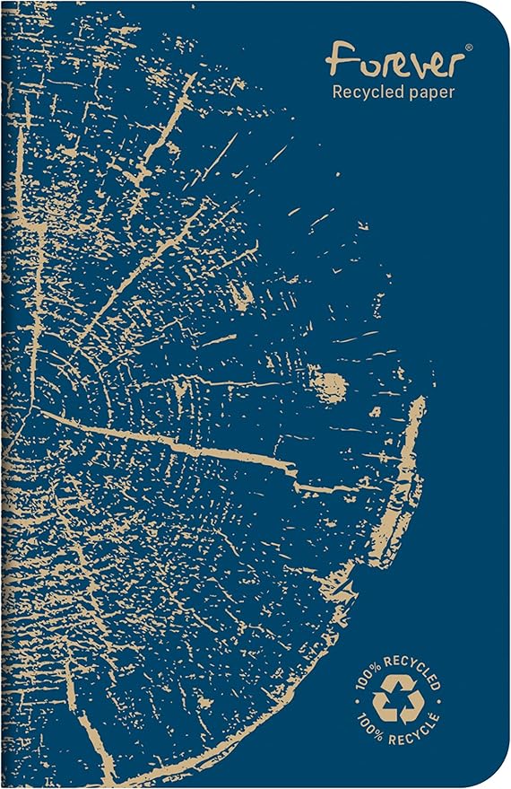 Forever τετράδιο καρφίτσα ριγέ Α5 (48φ.)