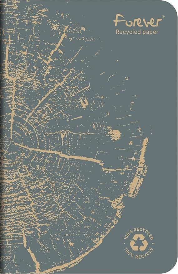 Forever τετράδιο καρφίτσα ριγέ Α5 (48φ.)