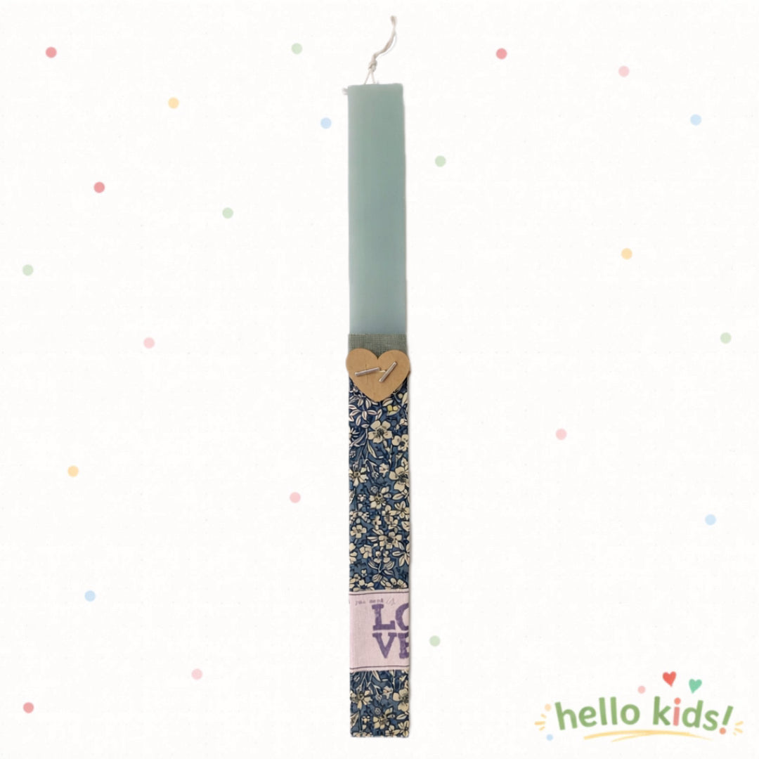 Λαμπάδα αρωματική με χειροποίητα σκουλαρίκια