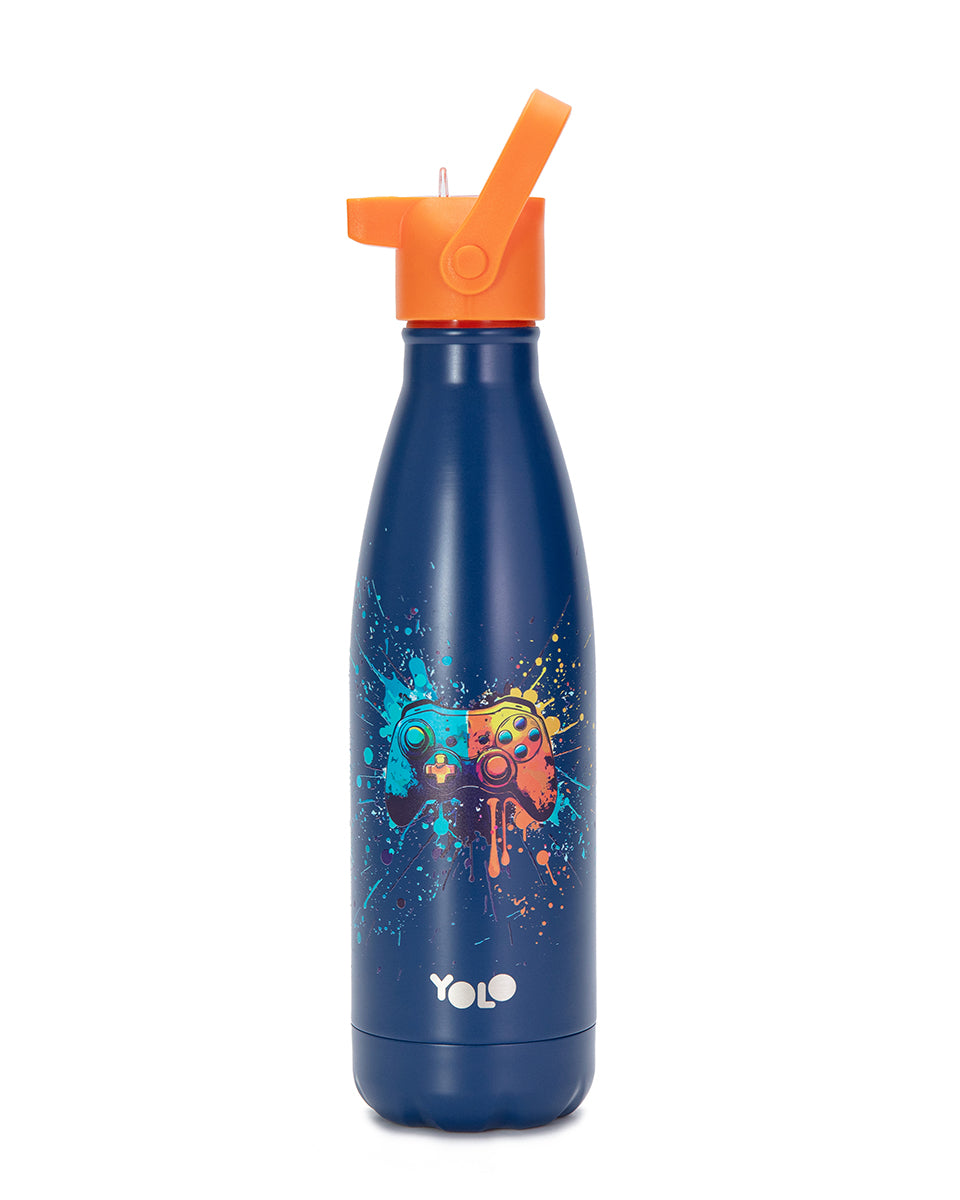 Μεταλλικό θερμός με στόμιο 500ml "Blue Gaming"