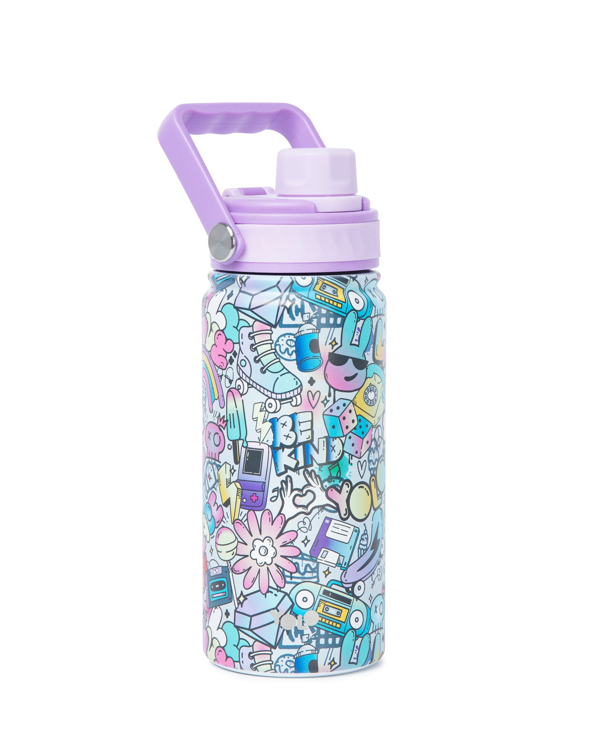 Μεταλλικό θερμός με λαβή 500ml "Girls Graffiti"