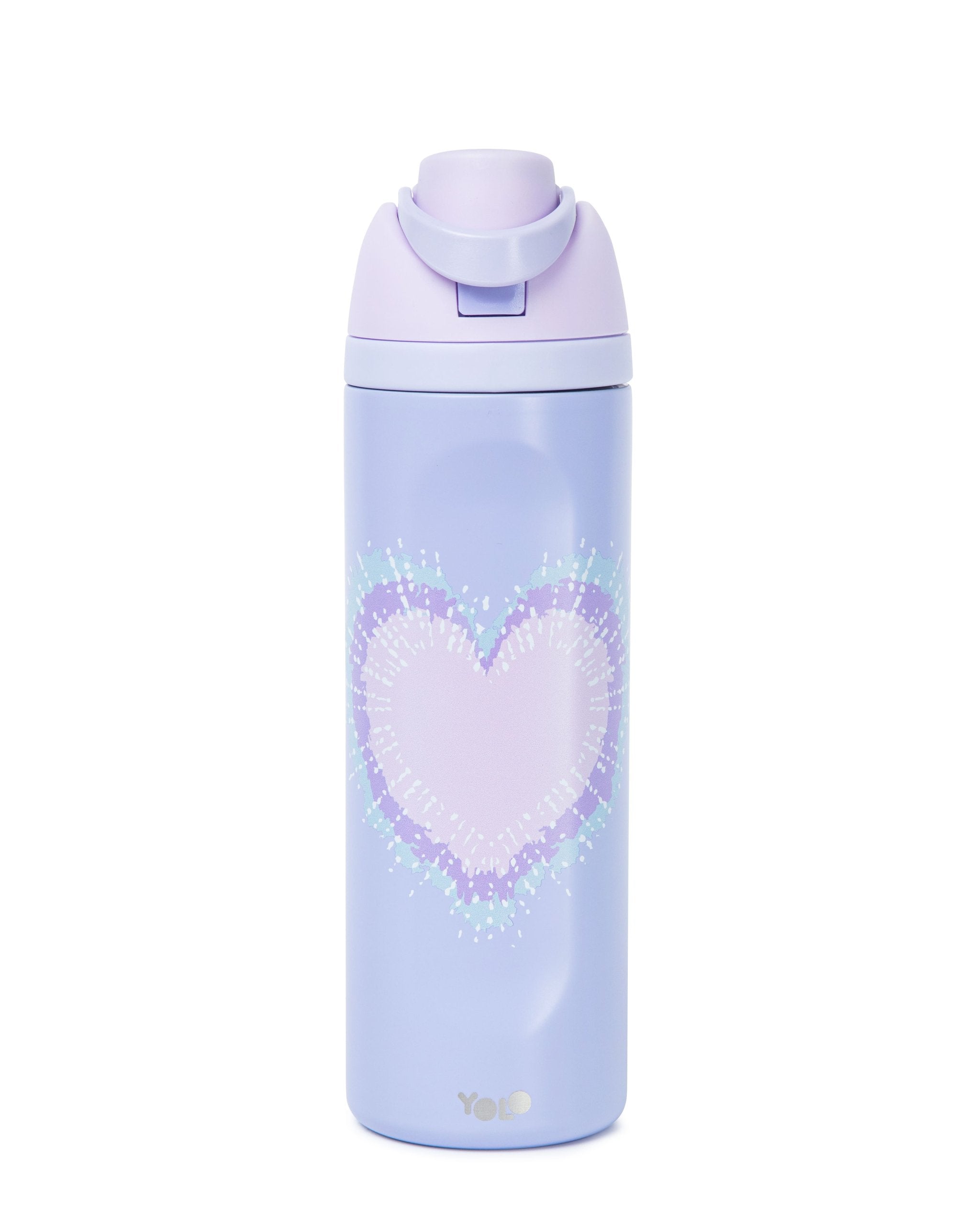 Μεταλλικό θερμός 2 σε 1, 700ml – Heart Tie Dye
