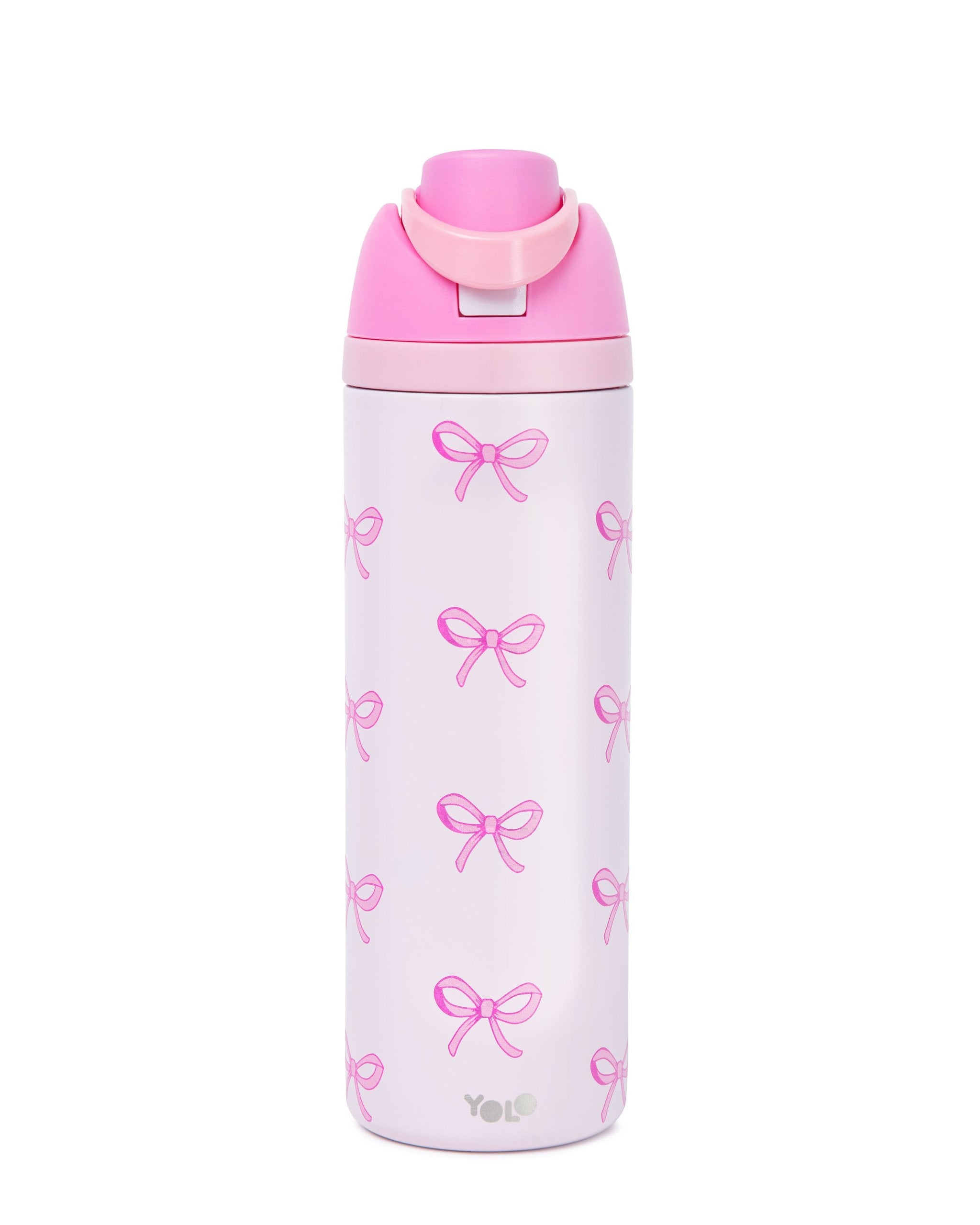 Μεταλλικό θερμός 2 σε 1, 700ml – Pink Bow