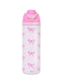 Μεταλλικό θερμός 2 σε 1, 700ml – Pink Bow