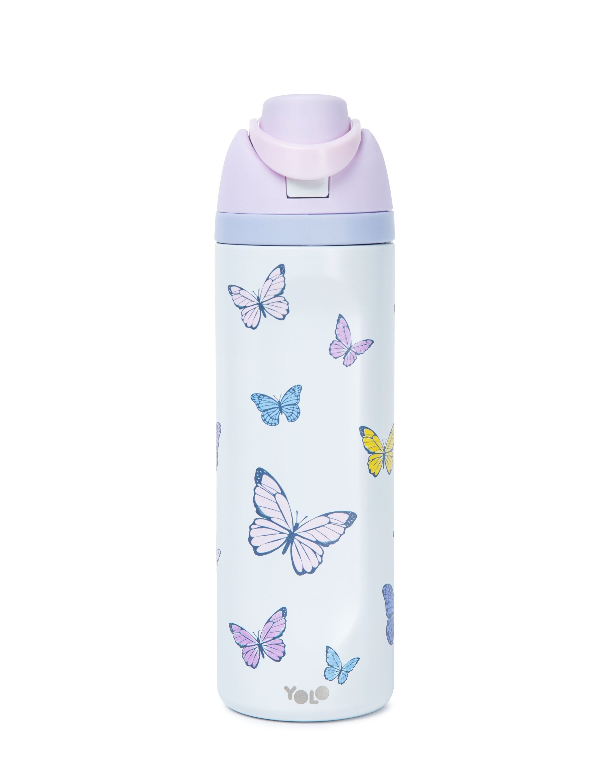 Μεταλλικό θερμός 2 σε 1, 700ml – Butterflies