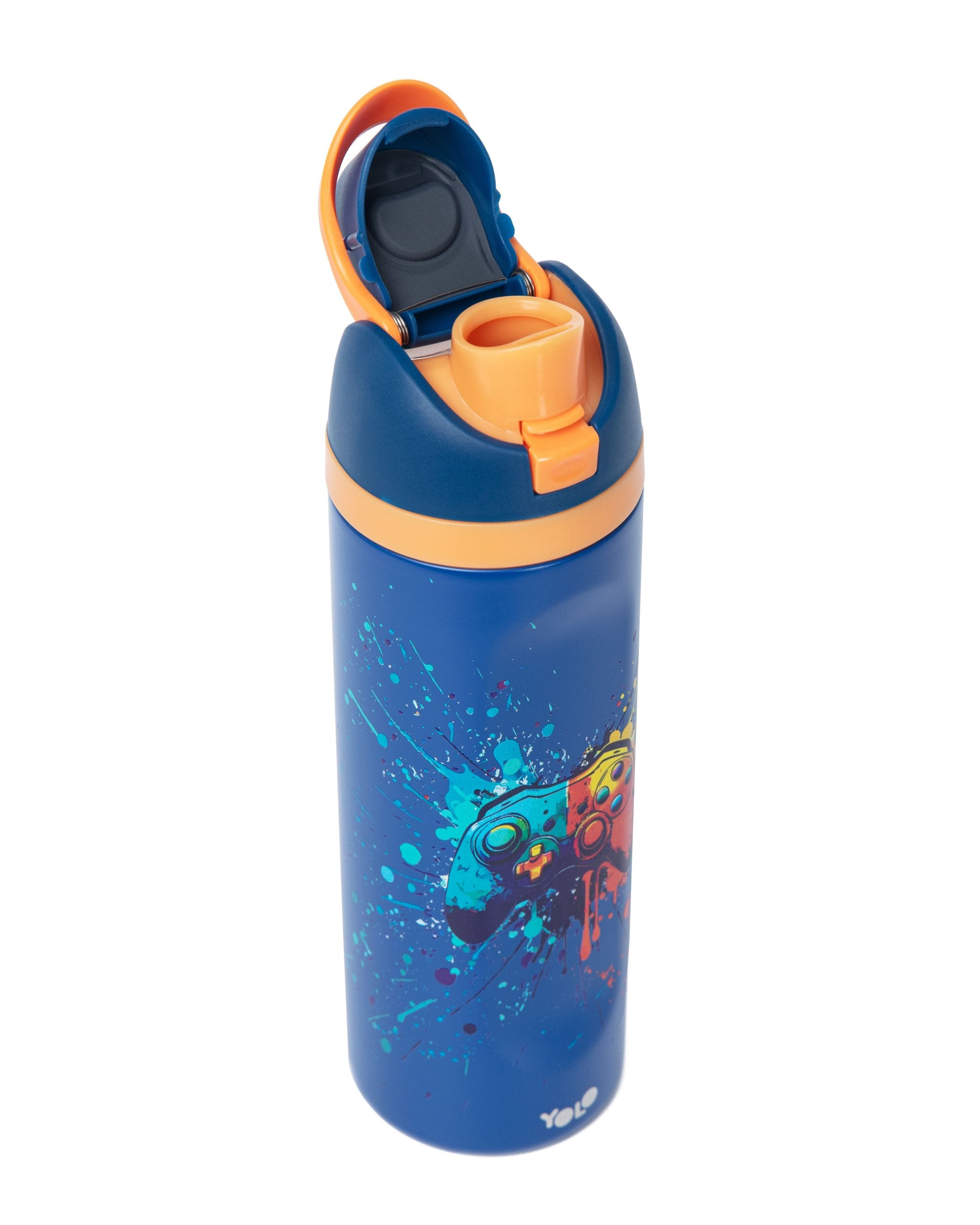Μεταλλικό θερμός 2 σε 1, 700ml – Blue Gaming
