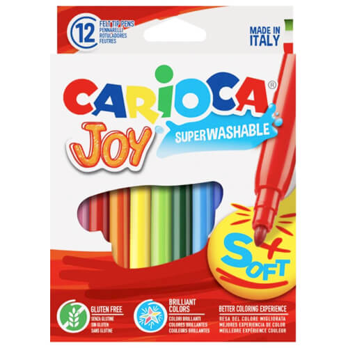 Μαρκαδόροι Carioca Joy 12 χρώματα