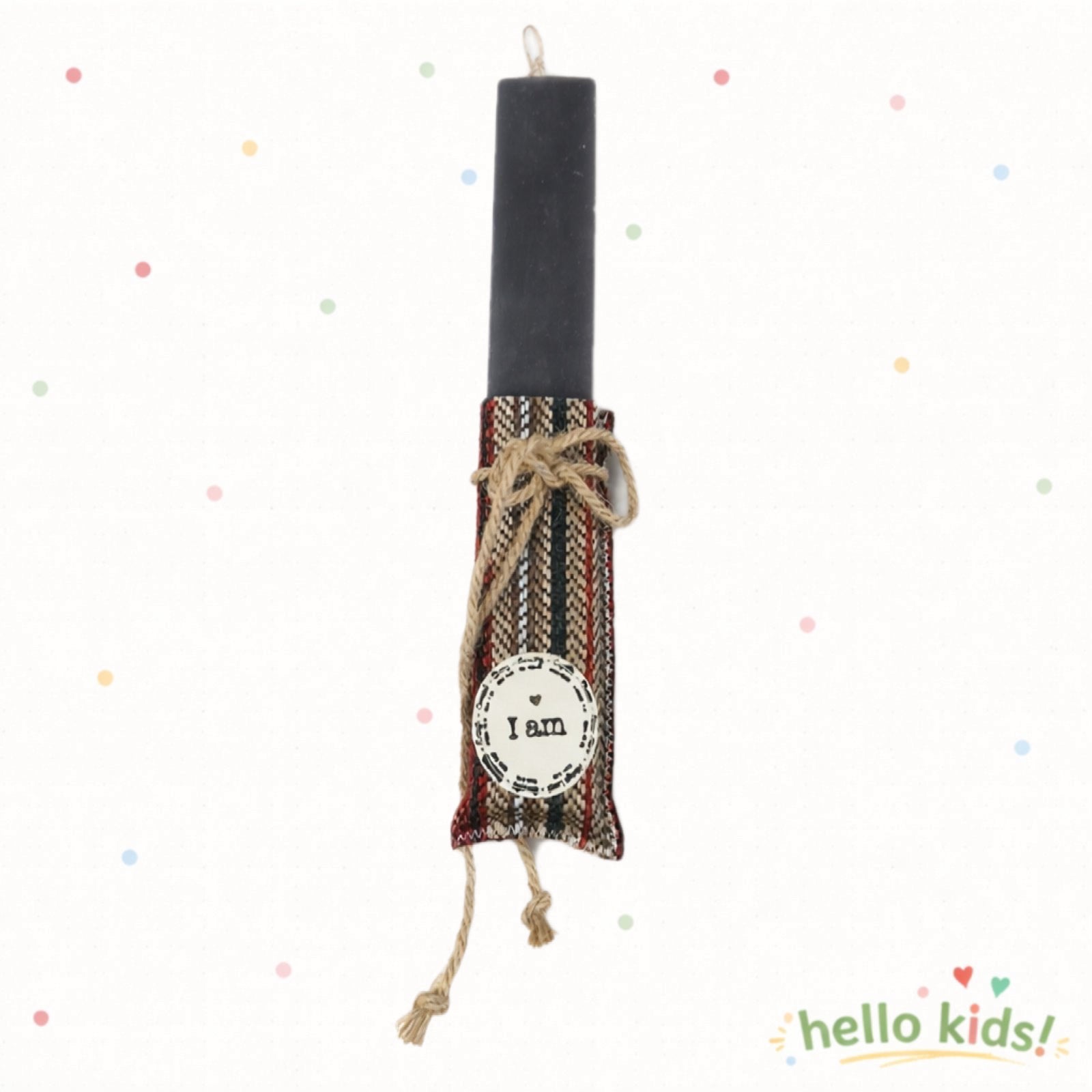 Λαμπάδα με υφασμάτινο πουγκί