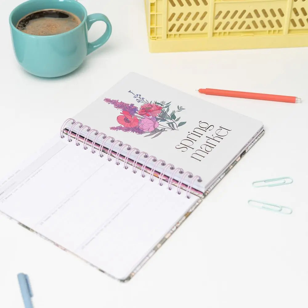 Εβδομαδιαίο ημερολόγιο 2026, 15x21 - Blumen Garden