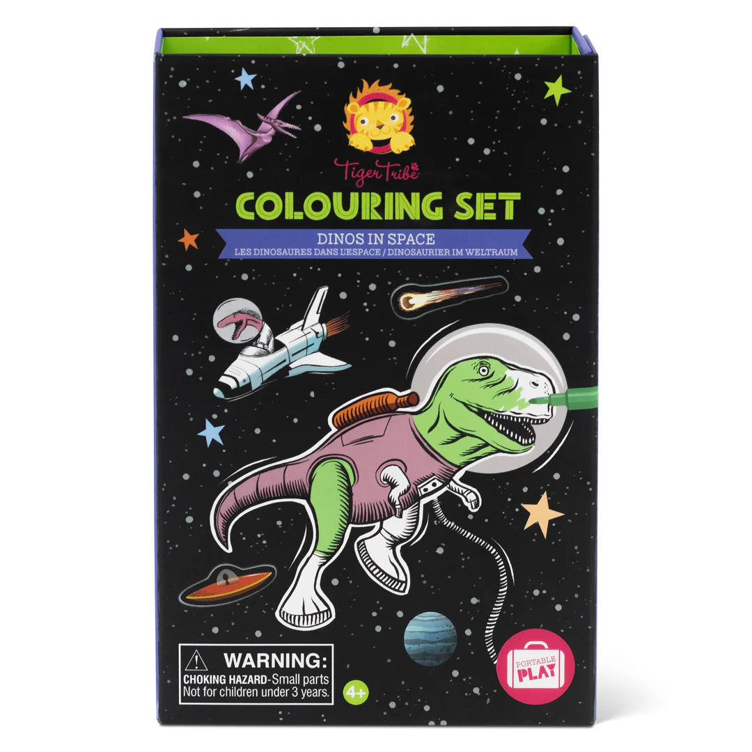 Σετ δραστηριοτήτων – Colouring Set Dino in Space