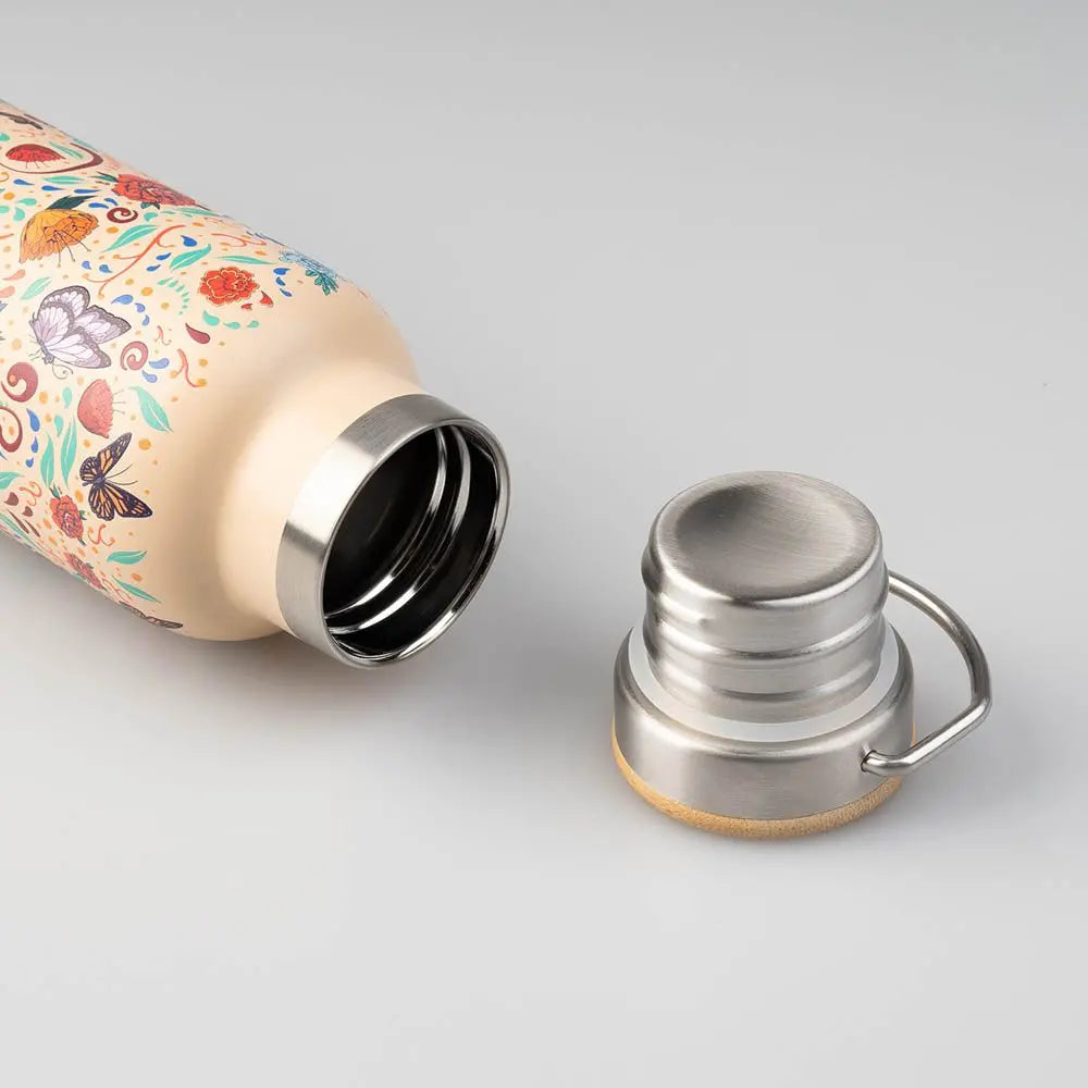 Μεταλλικό μπουκάλι με λαβή 500ml Frida Kahlo, Viva la Vida