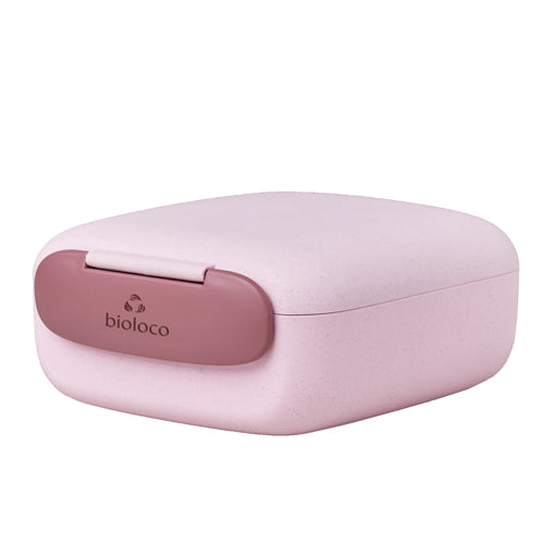 Φαγητοδοχείο bioloco plant mini square "rose"