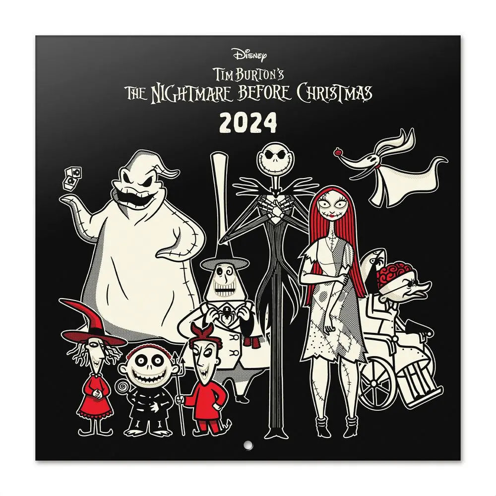 Ημερολόγιο τοίχου 2024 Disney - Χριστουγεννιάτικος Εφιάλτης