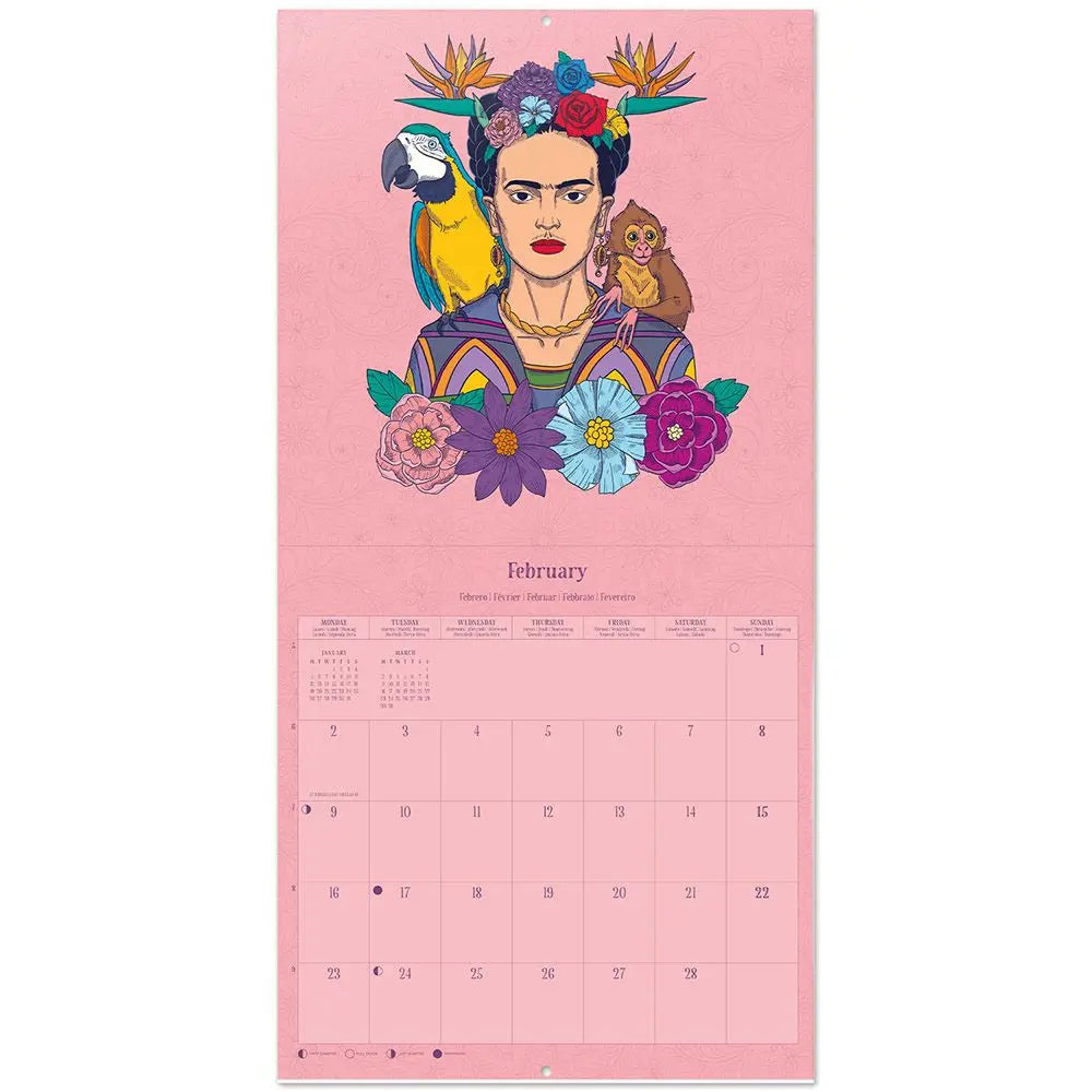 Ημερολόγιο τοίχου 2026, 30x30εκ. - Frida Kahlo