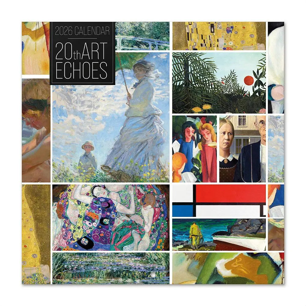 Ημερολόγιο τοίχου 2026, 30x30εκ. - 20th Art Echoes