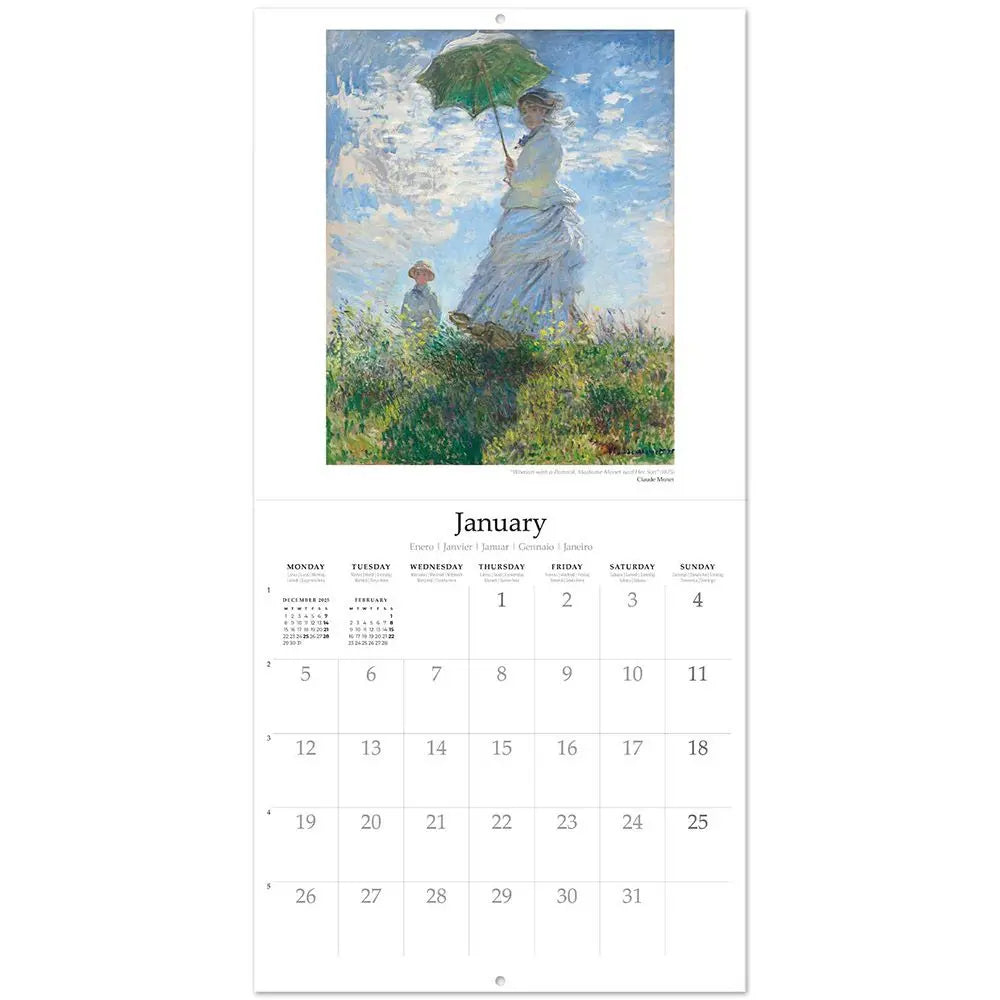 Ημερολόγιο τοίχου 2026, 30x30εκ. - 20th Art Echoes