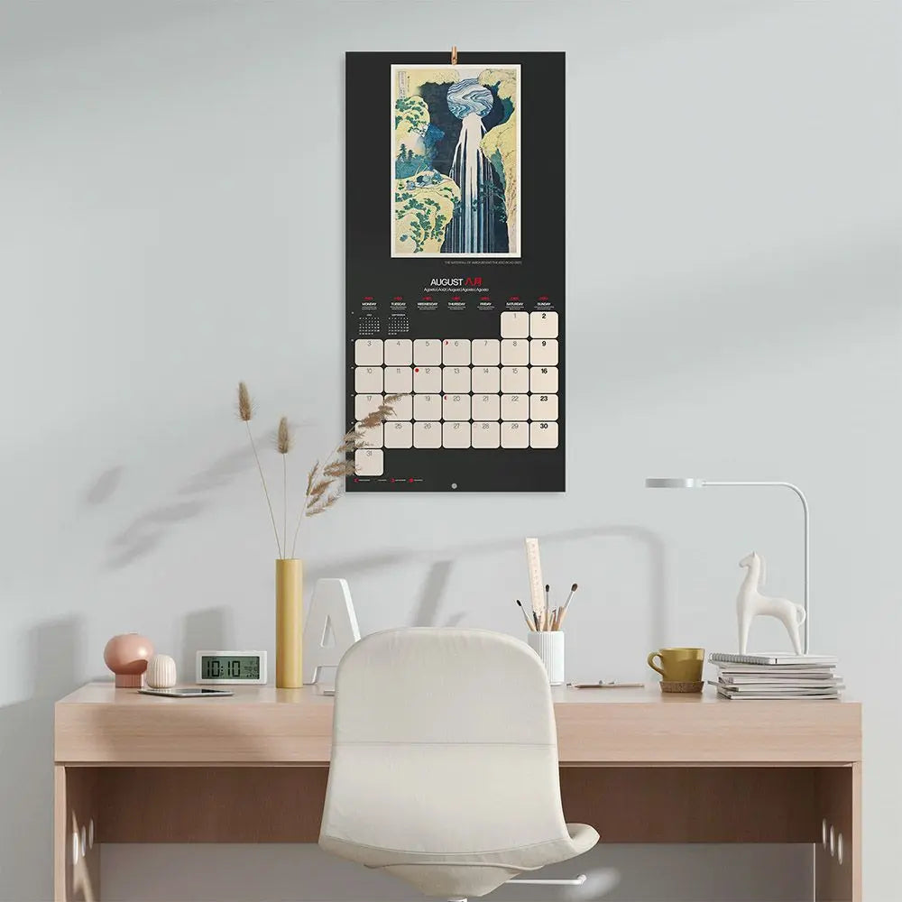 Ημερολόγιο τοίχου 2026, 30x30εκ. - Hokusai