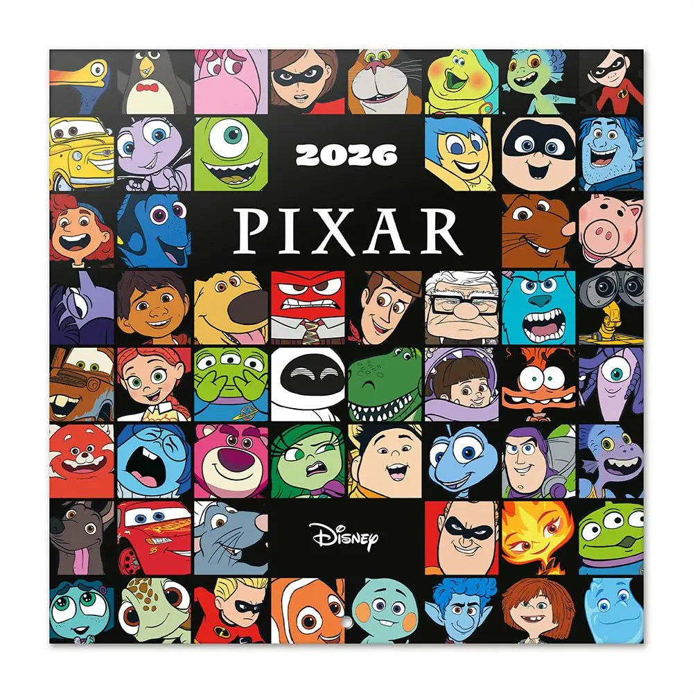 Ημερολόγιο τοίχου 2026, 30x30εκ. - Disney Pixar