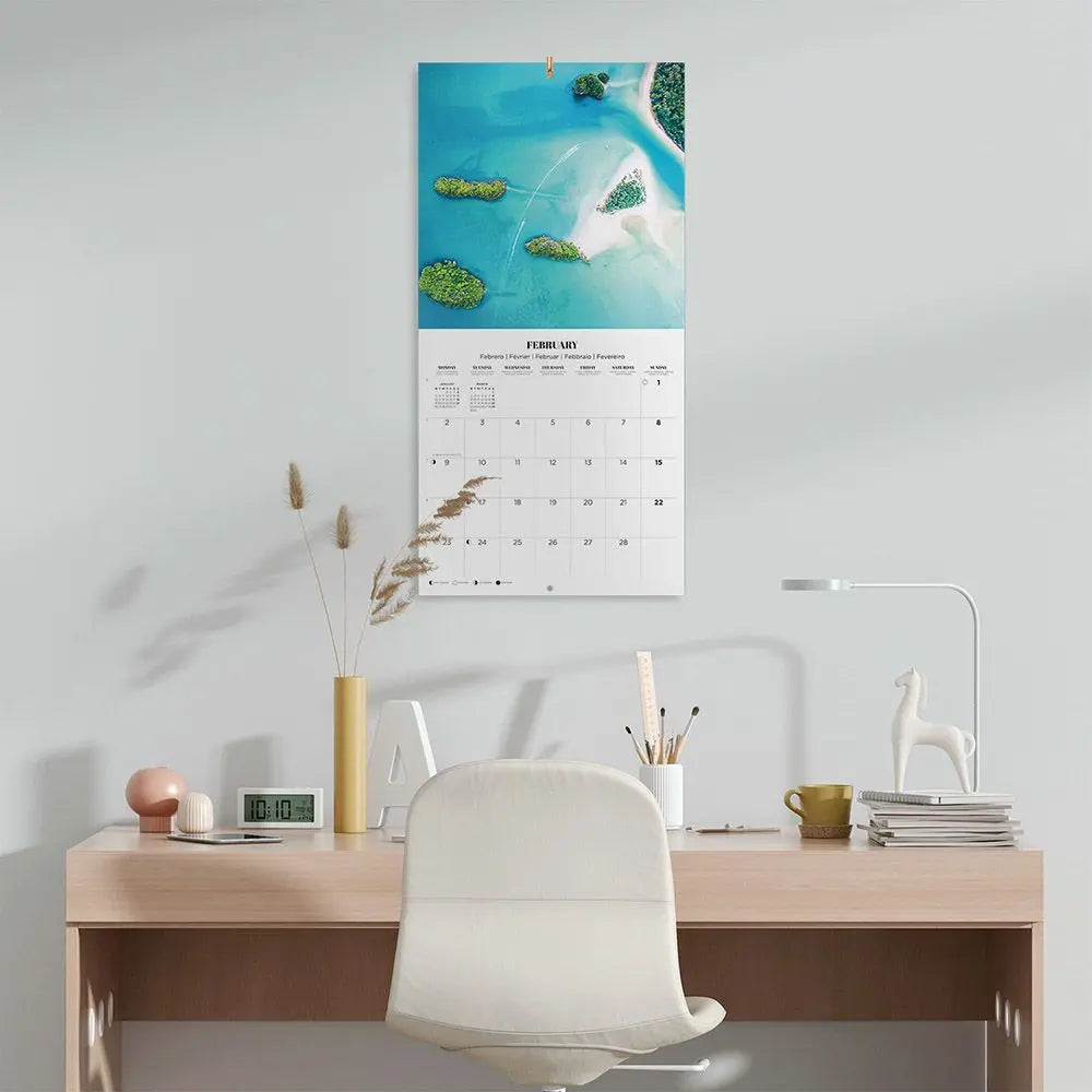 Ημερολόγιο τοίχου 2026, 30x30εκ. - Tropical Paradise