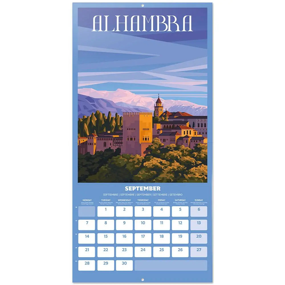 Ημερολόγιο τοίχου 2026, 30x30εκ. - Wonders of the world