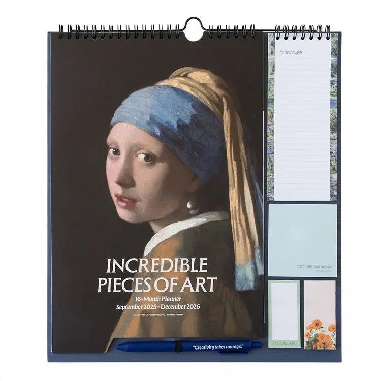 Ημερολόγιο/πλάνο τοίχου 2025-2026, 30x34εκ. - Art