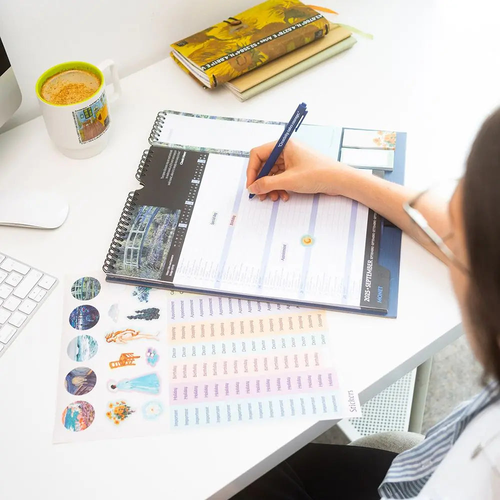 Ημερολόγιο/πλάνο τοίχου 2025-2026, 30x34εκ. - Art