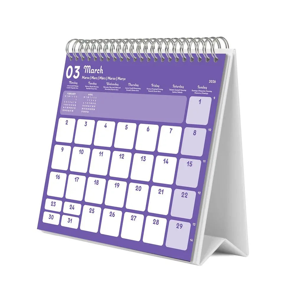 Ημερολόγιο επιτραπέζιο 2026, 20x17εκ. - Travel