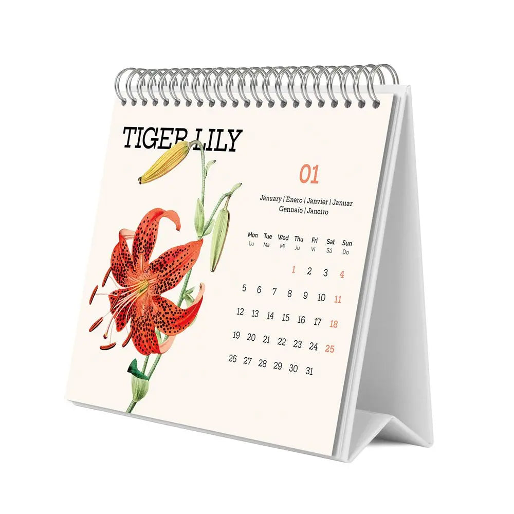 Ημερολόγιο επιτραπέζιο 2026, 20x17εκ. - Vintage Flowers