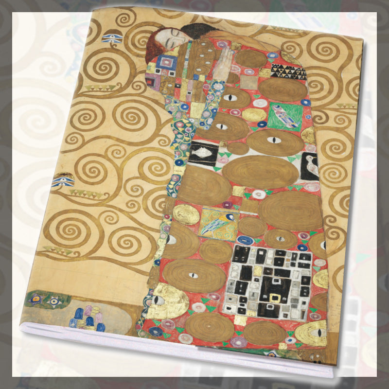 Τετράδιο Α5 καρφίτσα - Το Φιλί / Klimt