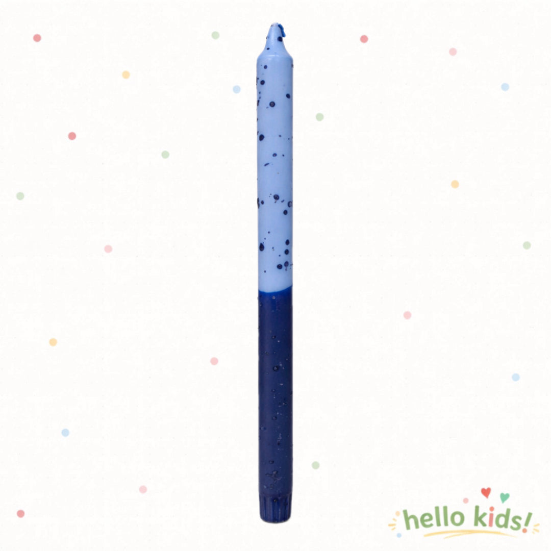 Λαμπάδα πολύχρωμη (γαλάζιο-μπλε)