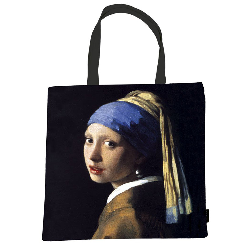 Shopping bag-art Vermeer "Το κορίτσι με το σκουλαρίκι"