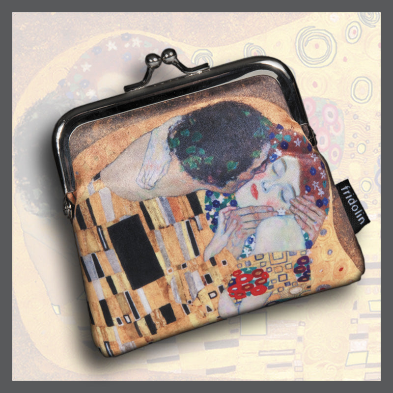 Πορτοφολάκι υφασμάτινο "Klimt" - Φιλί
