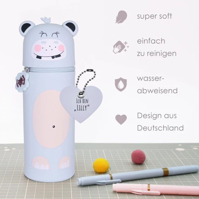 Κασετίνα Lucky Animals Hippo Lilly