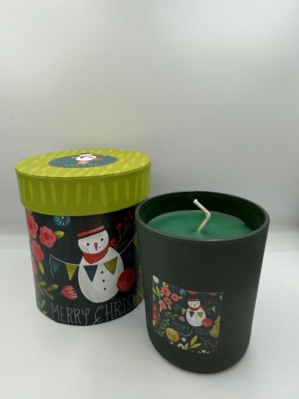 Χριστουγεννιάτικο αρωματικό κερί σε κουτί