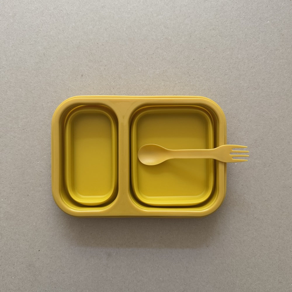 Φαγητοδοχείο με πιρούνι και κουτάλι "Sunshine" 950ml